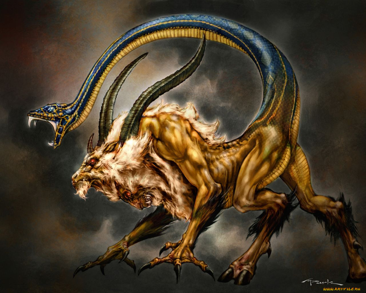 Существо с головой льва и хвостом скорпиона. Химера мифология древней Греции. Шелхабирон демон Лев-змея. Химера трехглавая.